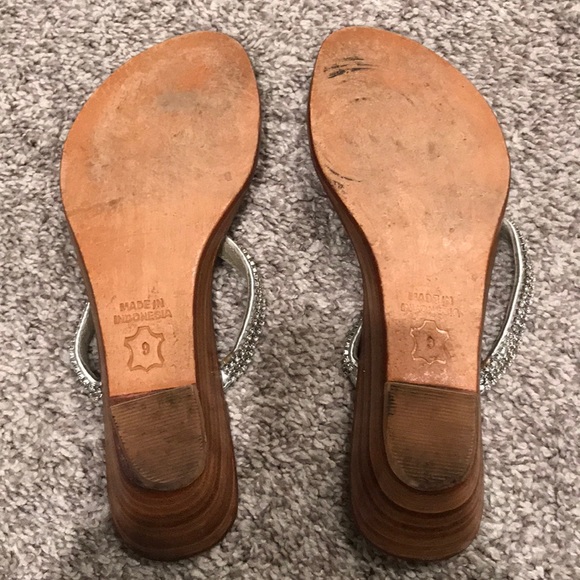 Tommy Bahama Thong Rhinestone Sandals - Picture 4 of 7